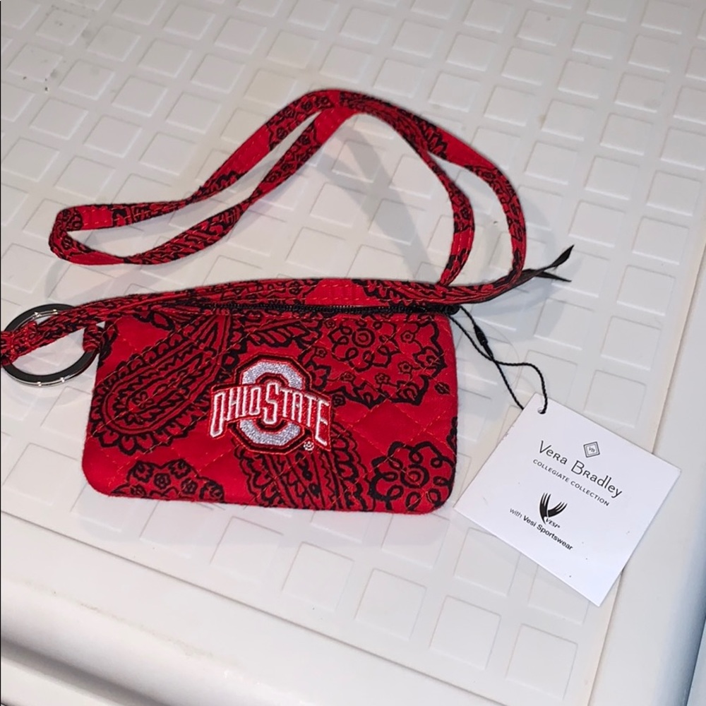 NWT, Vera Bradley OSU wallet/lanyard